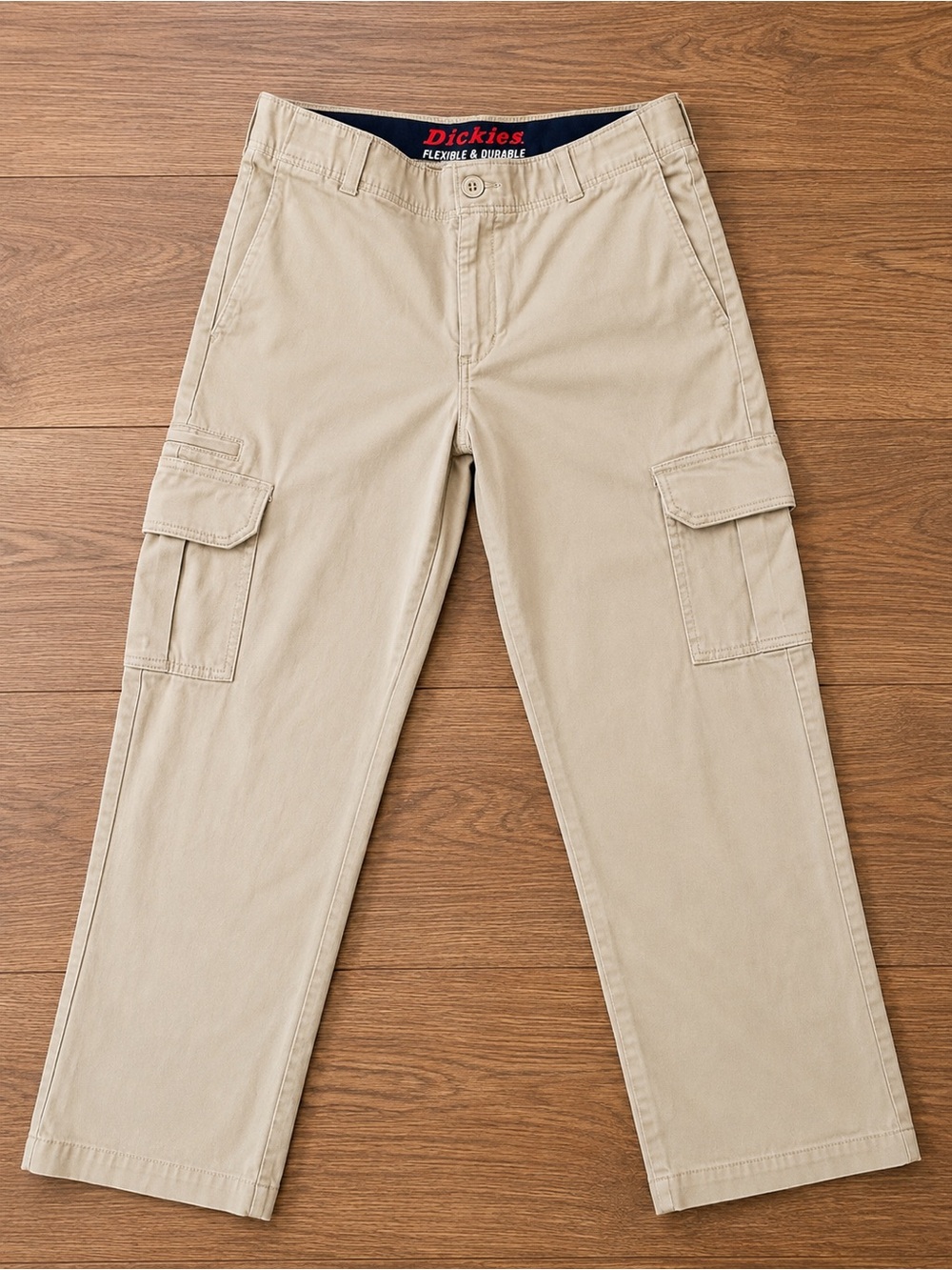 Dickies Men’s Tan Cargo Pants - Classic Utility Style